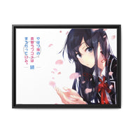 My Teen Romantic Comedy SNAFU Yukino Yukinoshita Canvas Framed Art Print