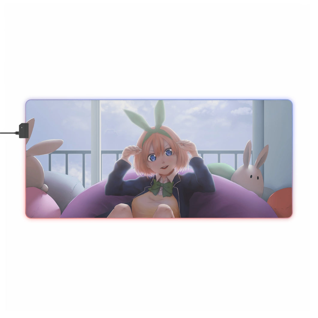The Quintessential Quintuplets Yotsuba Nakano RGB LED Mouse Pad (Desk Mat)