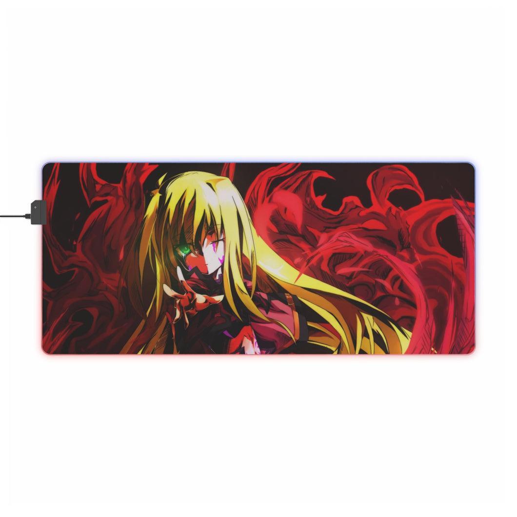 Magical Girl Lyrical Nanoha RGB LED Mouse Pad (Desk Mat)