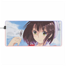 Load image into Gallery viewer, Saekano: How To Raise A Boring Girlfriend RGB LED Mouse Pad (Desk Mat)
