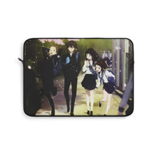 Load image into Gallery viewer, Hyouka Eru Chitanda, Satoshi Fukube, Mayaka Ibara Laptop Sleeve
