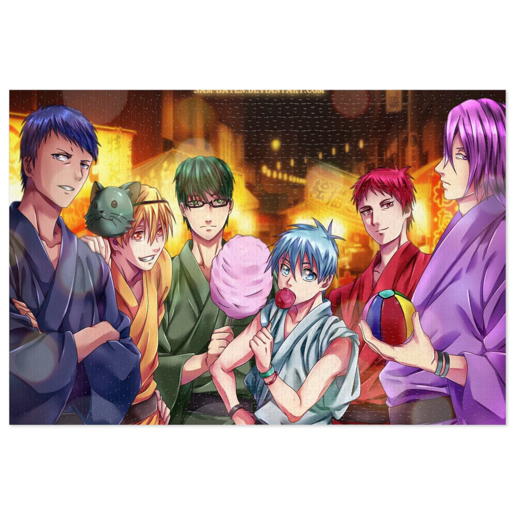 Kuroko's Basketball Tetsuya Kuroko, Daiki Aomine, Atsushi Murasakibara Jigsaw Puzzle