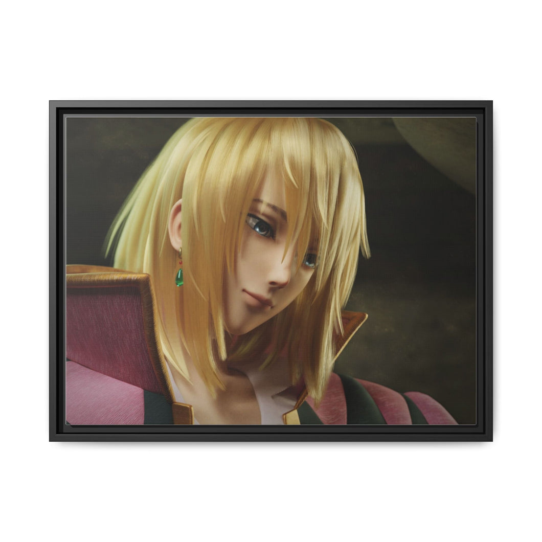 Howl Canvas Framed Art Print