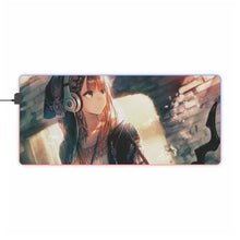 Load image into Gallery viewer, Anime Headphones RGB LED Mouse Pad (Desk Mat)
