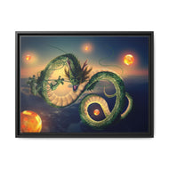 Anime Dragon Ball Z Canvas Framed Art Print