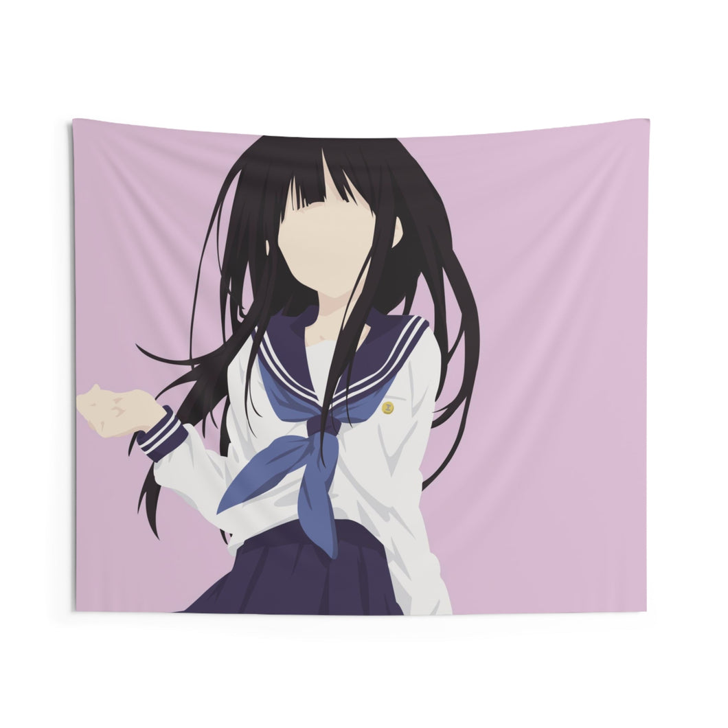 eru chitanda hyouka minimalist Indoor Wall Tapestry
