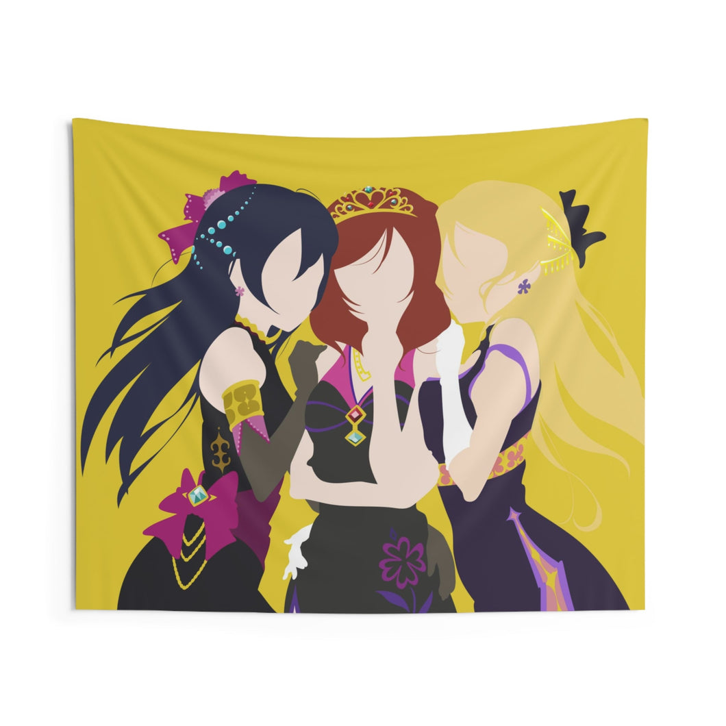 Love Live! Maki Nishikino, Umi Sonoda, Eri Ayase Indoor Wall Tapestry