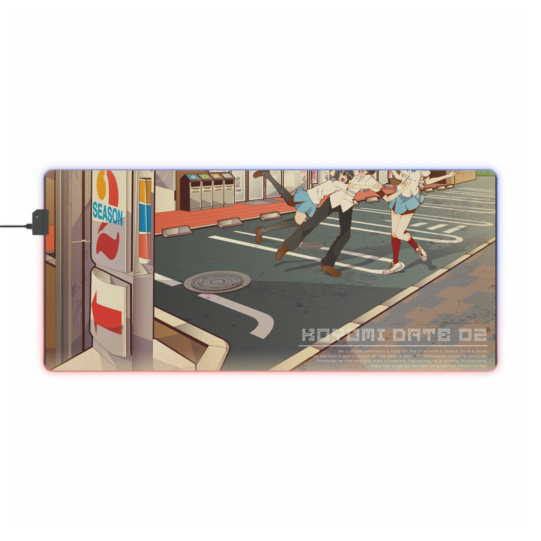 Monogatari (Series) RGB LED Mouse Pad (Desk Mat)
