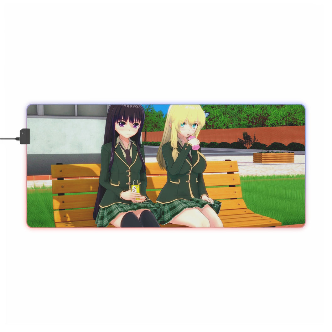 Boku Wa Tomodachi Ga Sukunai Sena Kashiwazaki, Yozora Mikazuki RGB LED Mouse Pad (Desk Mat)