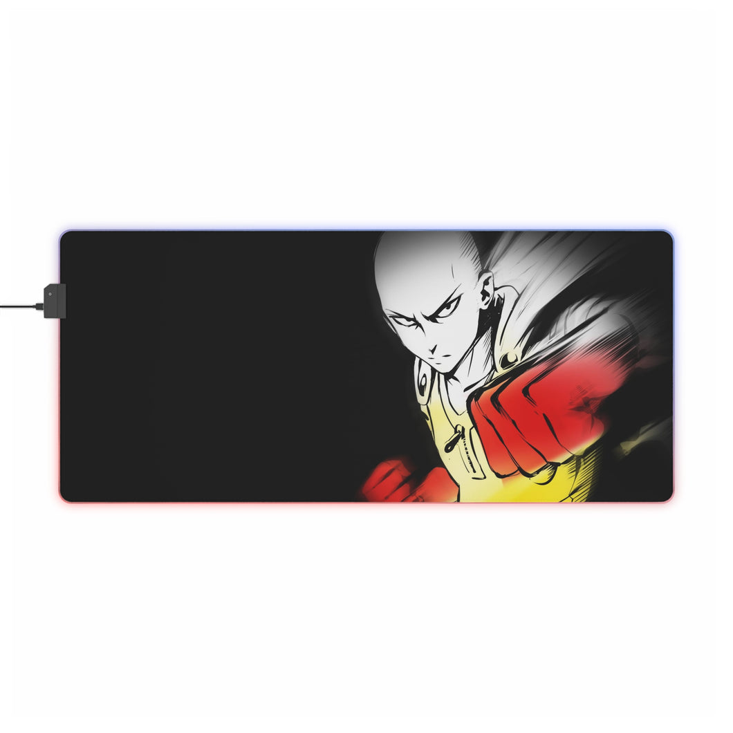 Anime One-Punch Man RGB LED Mouse Pad (Desk Mat)