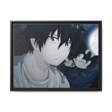 Load image into Gallery viewer, Rin Okumura and Kuro Canvas Framed Art Print
