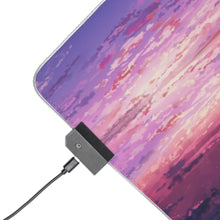 Load image into Gallery viewer, Purple Sunset Reflected in the Ocean RGB LED Mouse Pad (Desk Mat)
