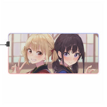 Load image into Gallery viewer, Lycoris Recoil Takina Inoue, Chisato Nishikigi RGB LED Mouse Pad (Desk Mat)
