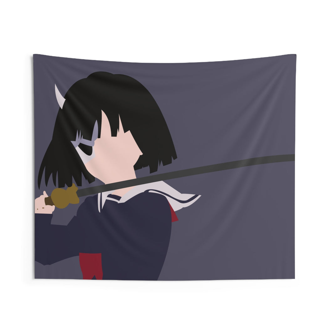 Anime Armed Girl's Machiavellism Indoor Wall Tapestry