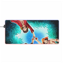 Load image into Gallery viewer, One Piece Monkey D. Luffy RGB LED Mouse Pad (Desk Mat)
