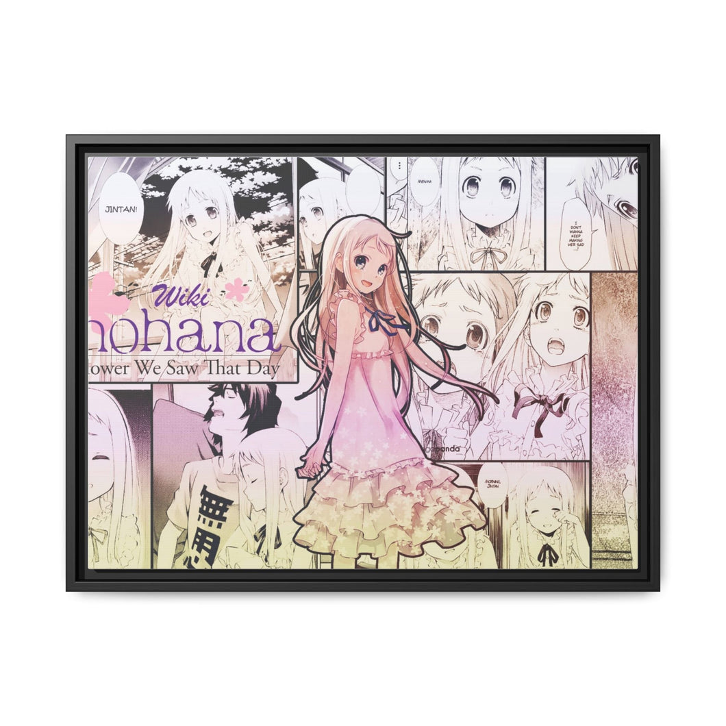 Anohana Meiko Honma Canvas Framed Art Print