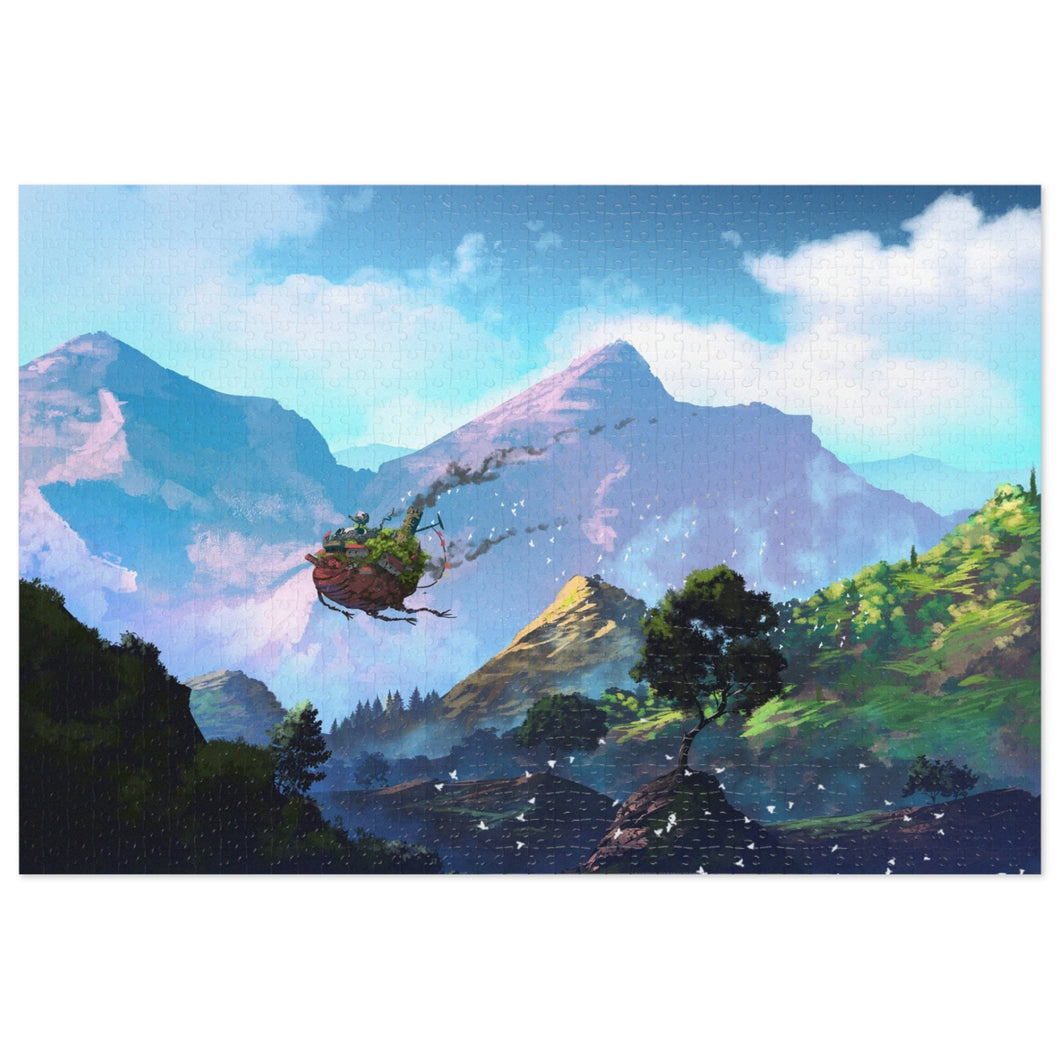 Anime Howl's Moving Castle Jigsaw Puzzle