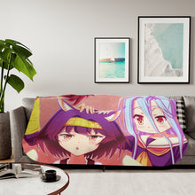 Load image into Gallery viewer, Sora,Shiro and Izuna Sherpa Blanket
