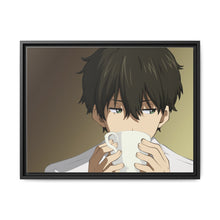 Load image into Gallery viewer, Hōtarō Oreki Face Canvas Framed Art Print
