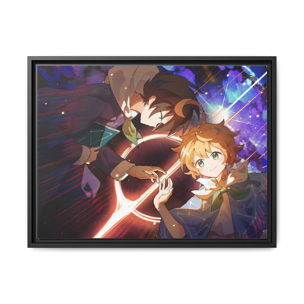 Emma & Ray Canvas Framed Art Print