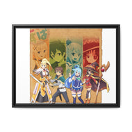 Anime KonoSuba - God’s blessing on this wonderful world!!r Canvas Framed Art Print
