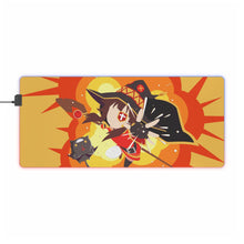 Load image into Gallery viewer, Konosuba - Megumin Chomusuke RGB LED Mouse Pad (Desk Mat)
