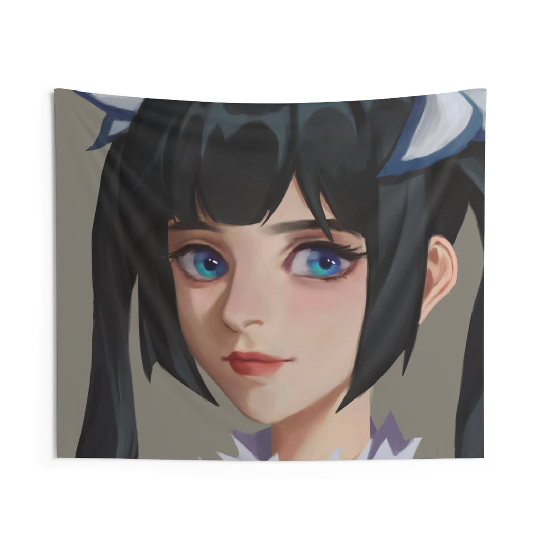 Is It Wrong To Try To Pick Up Girls In A Dungeon? Indoor Wall Tapestry