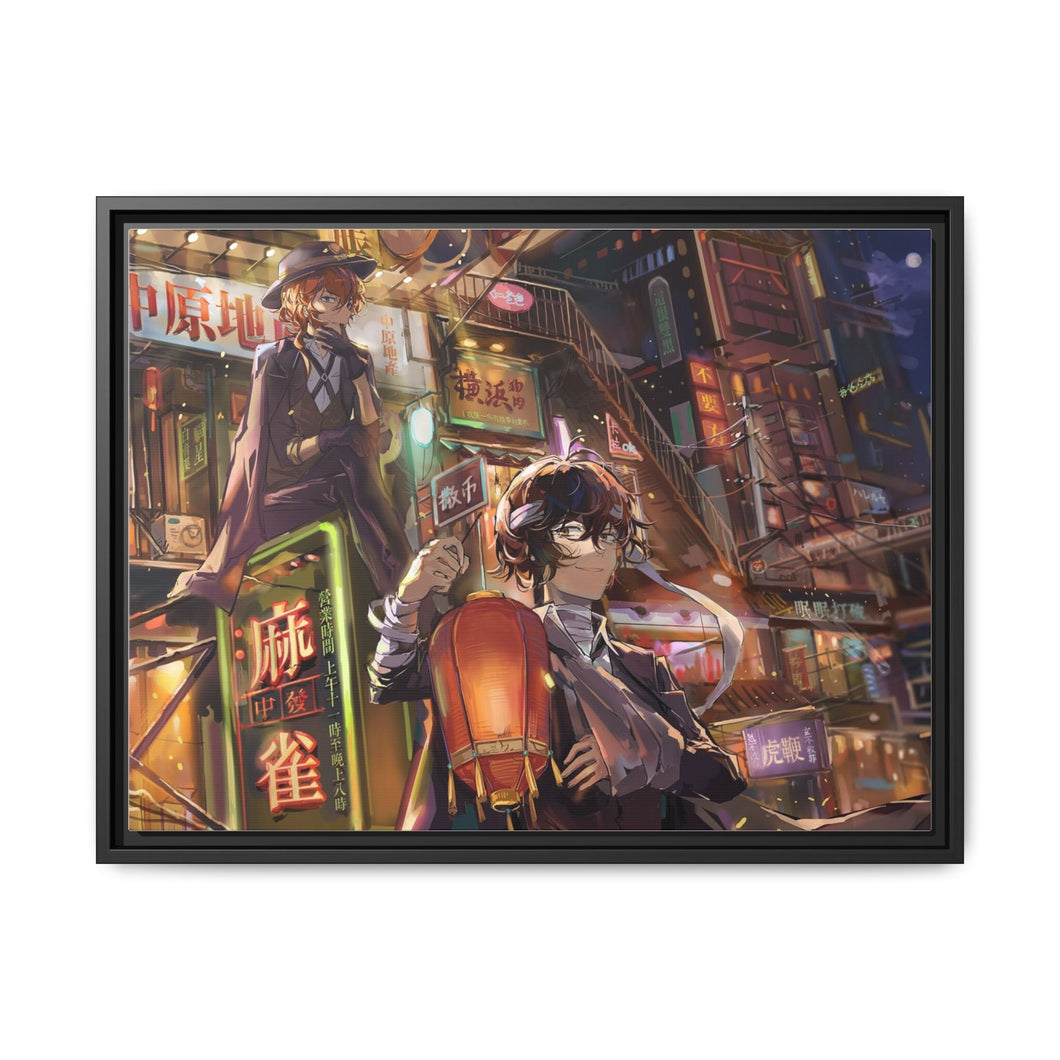 Anime Bungou Stray Dogs Canvas Framed Art Print