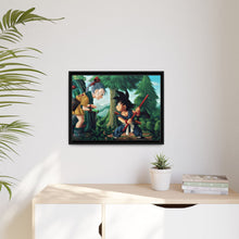 Load image into Gallery viewer, Bulma and Goku Canvas Framed Art Print
