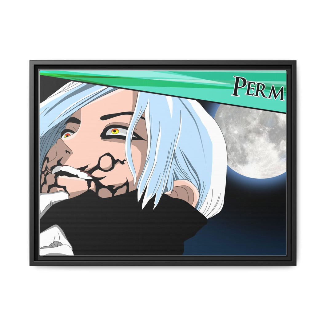 Dr. Stone Canvas Framed Art Print