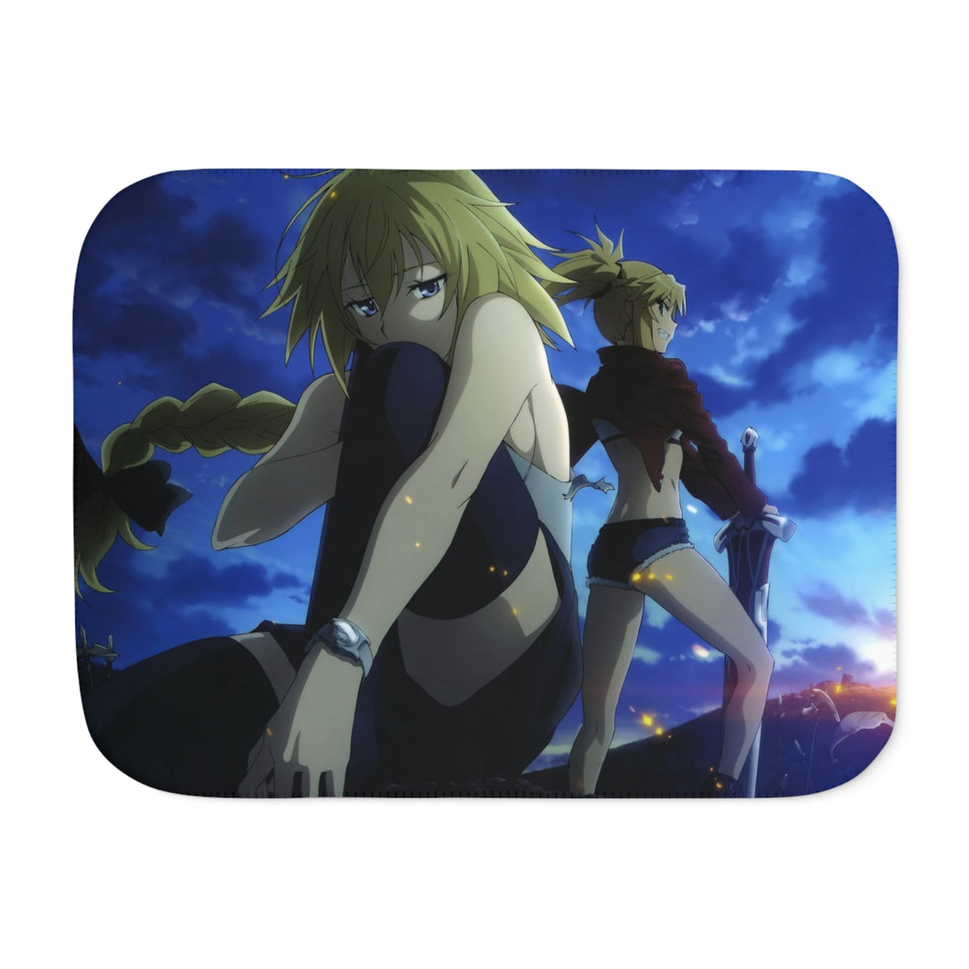 Ruler and Mordred Sherpa Blanket