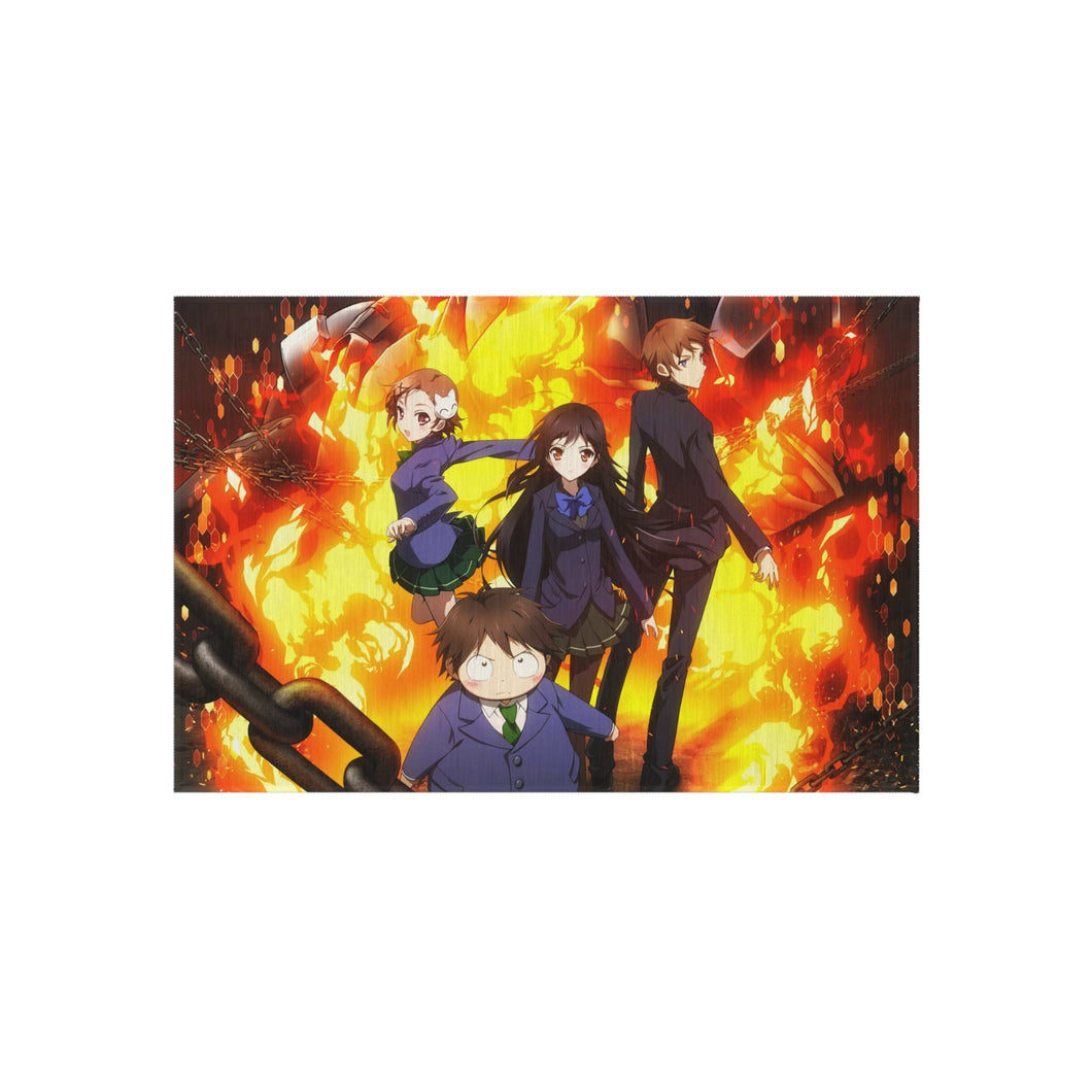 Accel World Kuroyukihime, Haruyuki Arita, Chiyuri Kurashima, Takumu Mayuzumi Rug