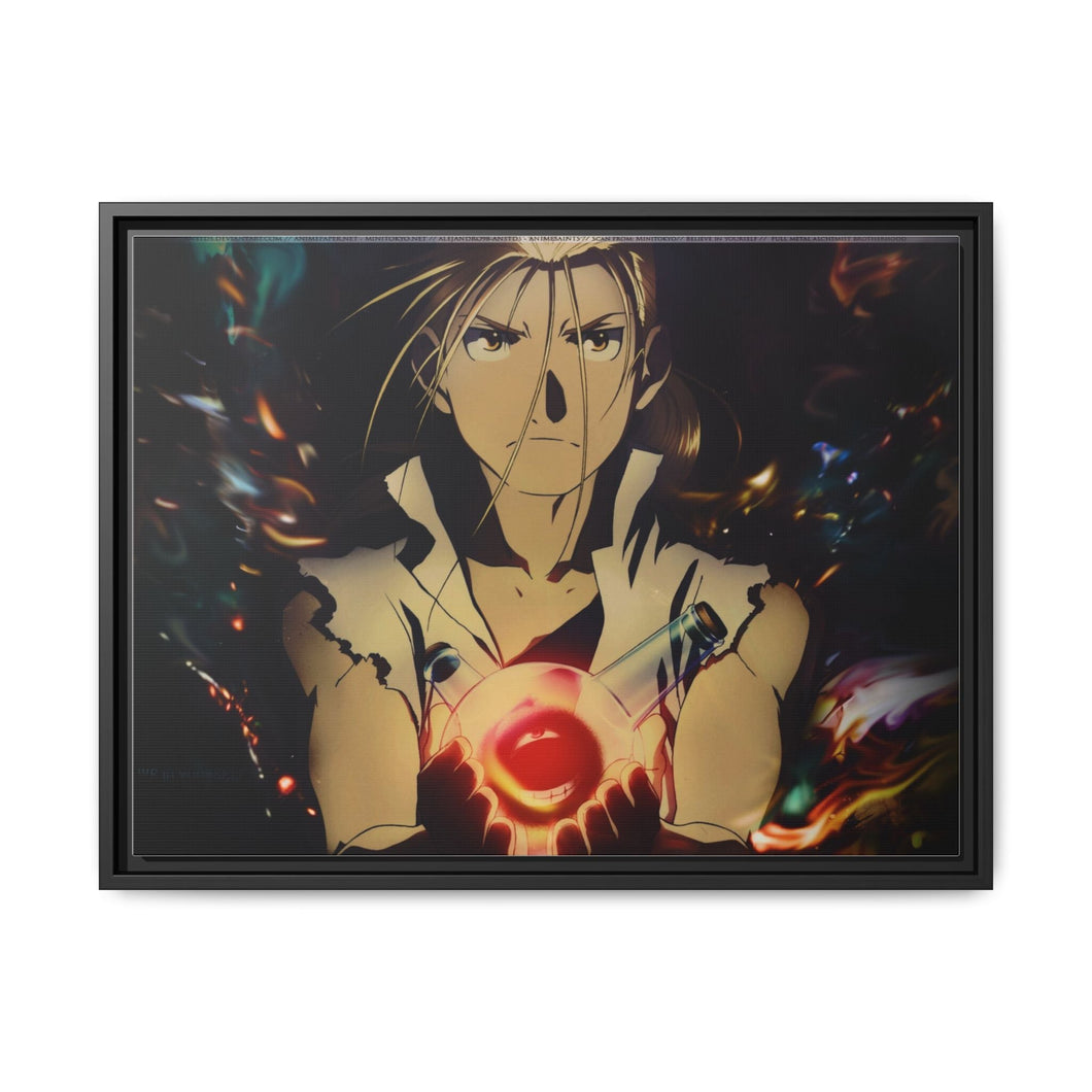 Anime FullMetal Alchemist Canvas Framed Art Print
