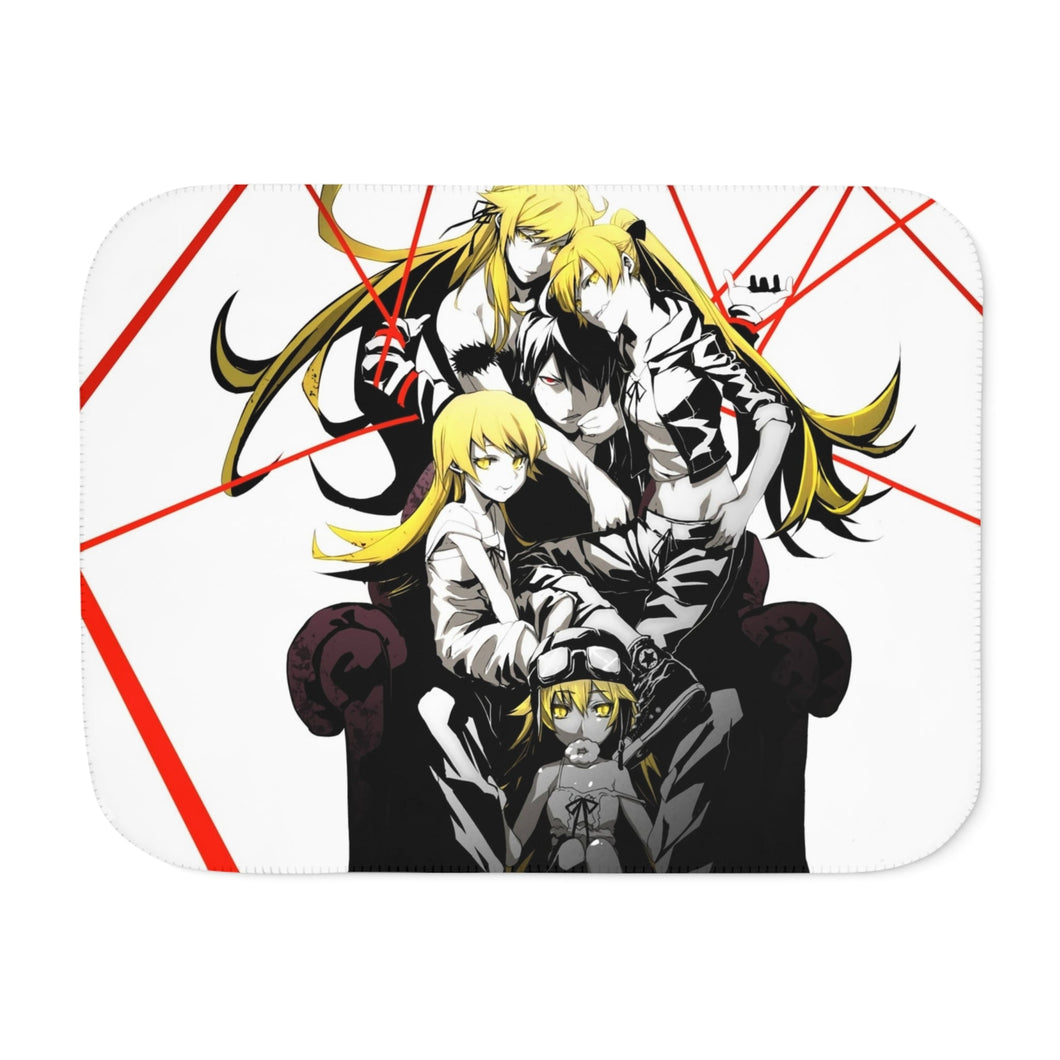 Monogatari (Series) Sherpa Blanket