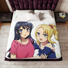 Load image into Gallery viewer, Rascal Does Not Dream of Bunny Girl Senpai Sherpa Blanket
