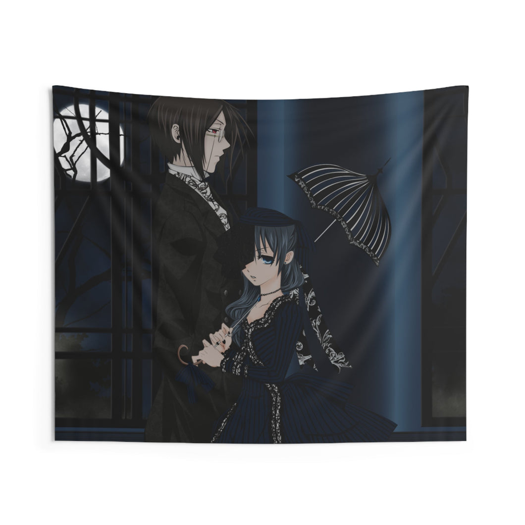 Black Butler Indoor Wall Tapestry