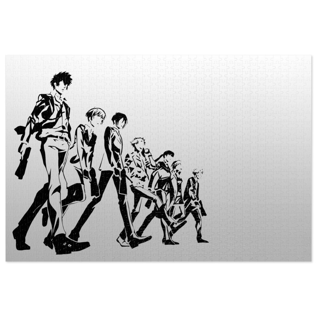 Psycho- Pass Main Members walking vector Jigsaw Puzzle