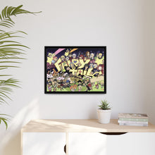 Load image into Gallery viewer, Fairy Tail Natsu Dragneel, Erza Scarlet, Gray Fullbuster, Lucy Heartfilia, Happy Canvas Framed Art Print
