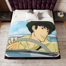 Load image into Gallery viewer, Anime Cowboy Bebopr Sherpa Blanket
