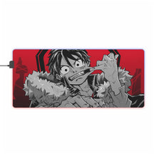 Load image into Gallery viewer, One Piece Monkey D. Luffy RGB LED Mouse Pad (Desk Mat)
