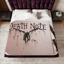 Load image into Gallery viewer, Anime Death Note Sherpa Blanket
