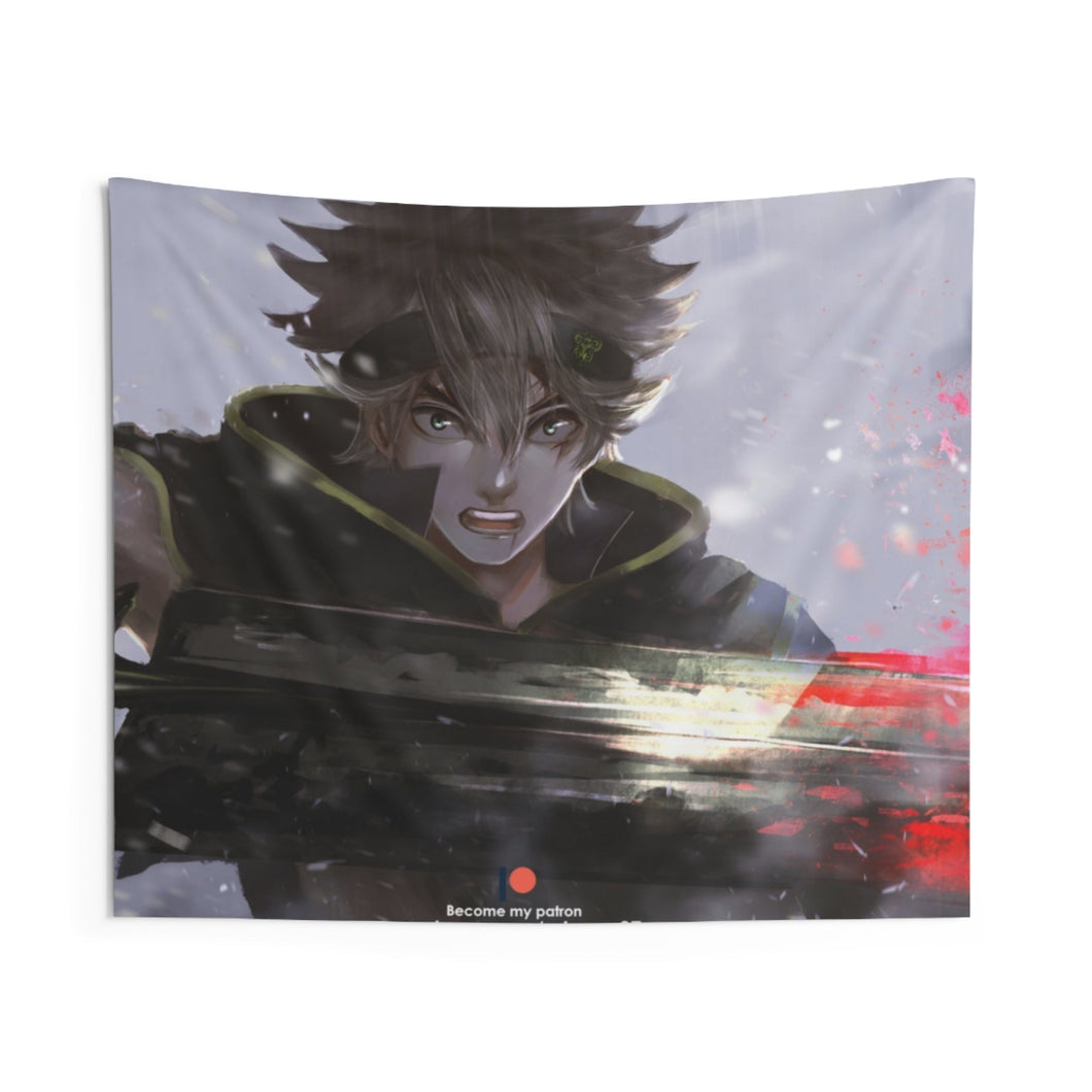 Black Clover Asta Indoor Wall Tapestry