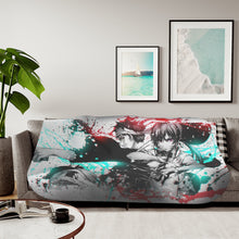 Load image into Gallery viewer, Erina and Soma (Shokugeki no Soma) Sherpa Blanket
