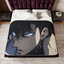 Load image into Gallery viewer, Anime Solo Leveling Sherpa Blanket
