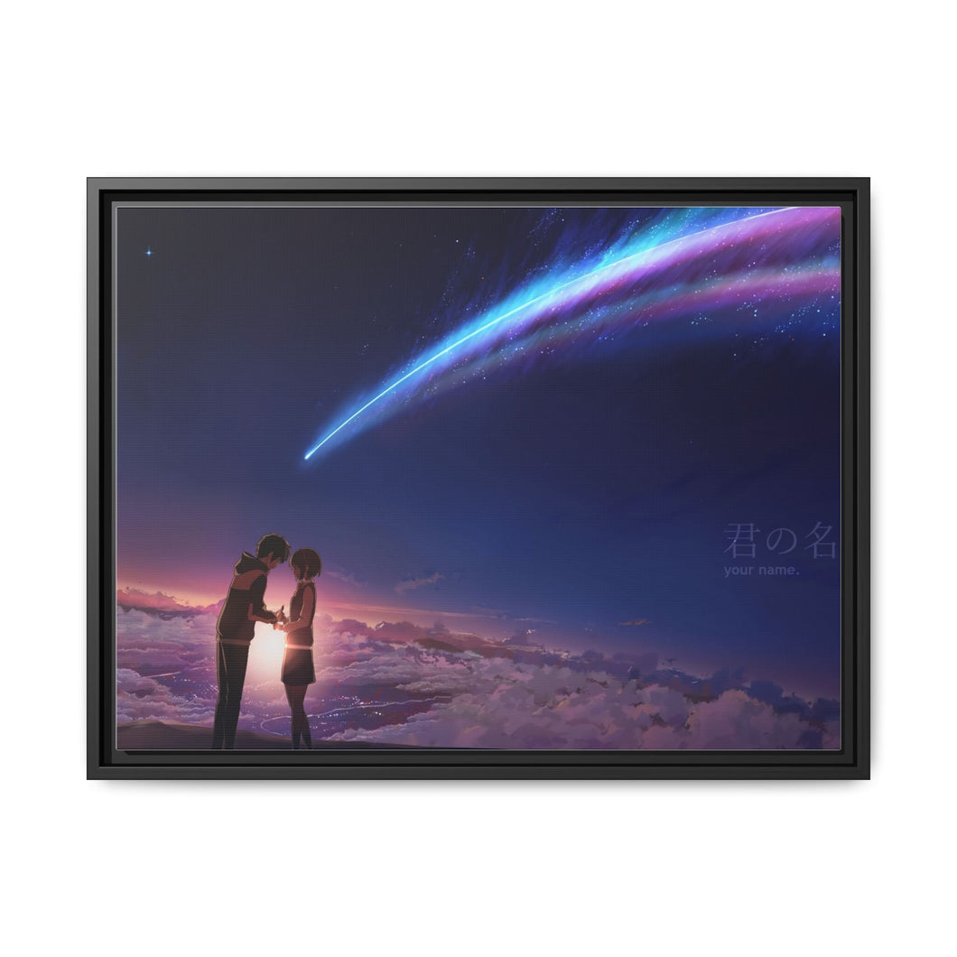 Anime Your Name. Canvas Framed Art Print