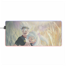 Load image into Gallery viewer, Black Clover Asta, Noelle Silva RGB LED Mouse Pad (Desk Mat)
