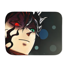 Load image into Gallery viewer, Black Clover Asta Sherpa Blanket

