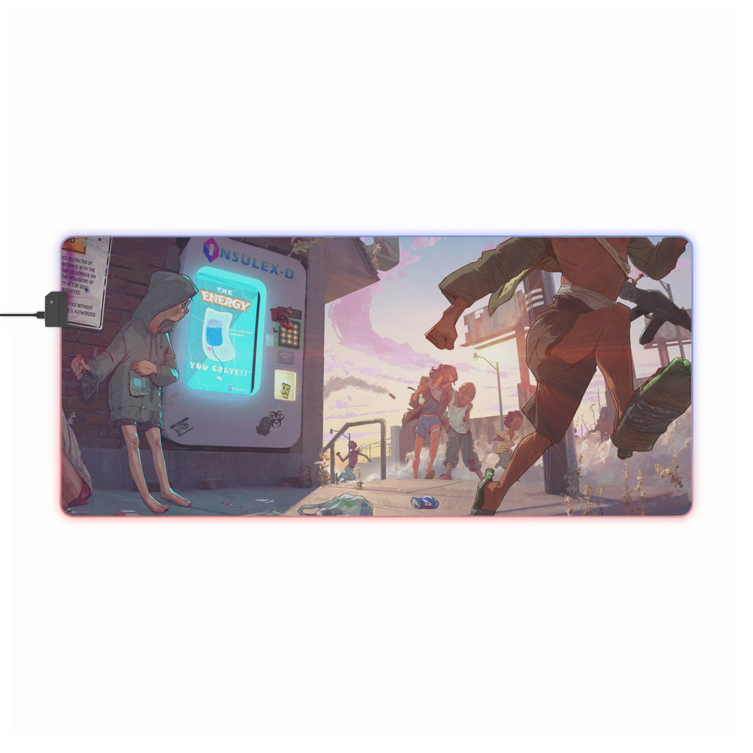 Anime People RGB LED Mouse Pad (Desk Mat)