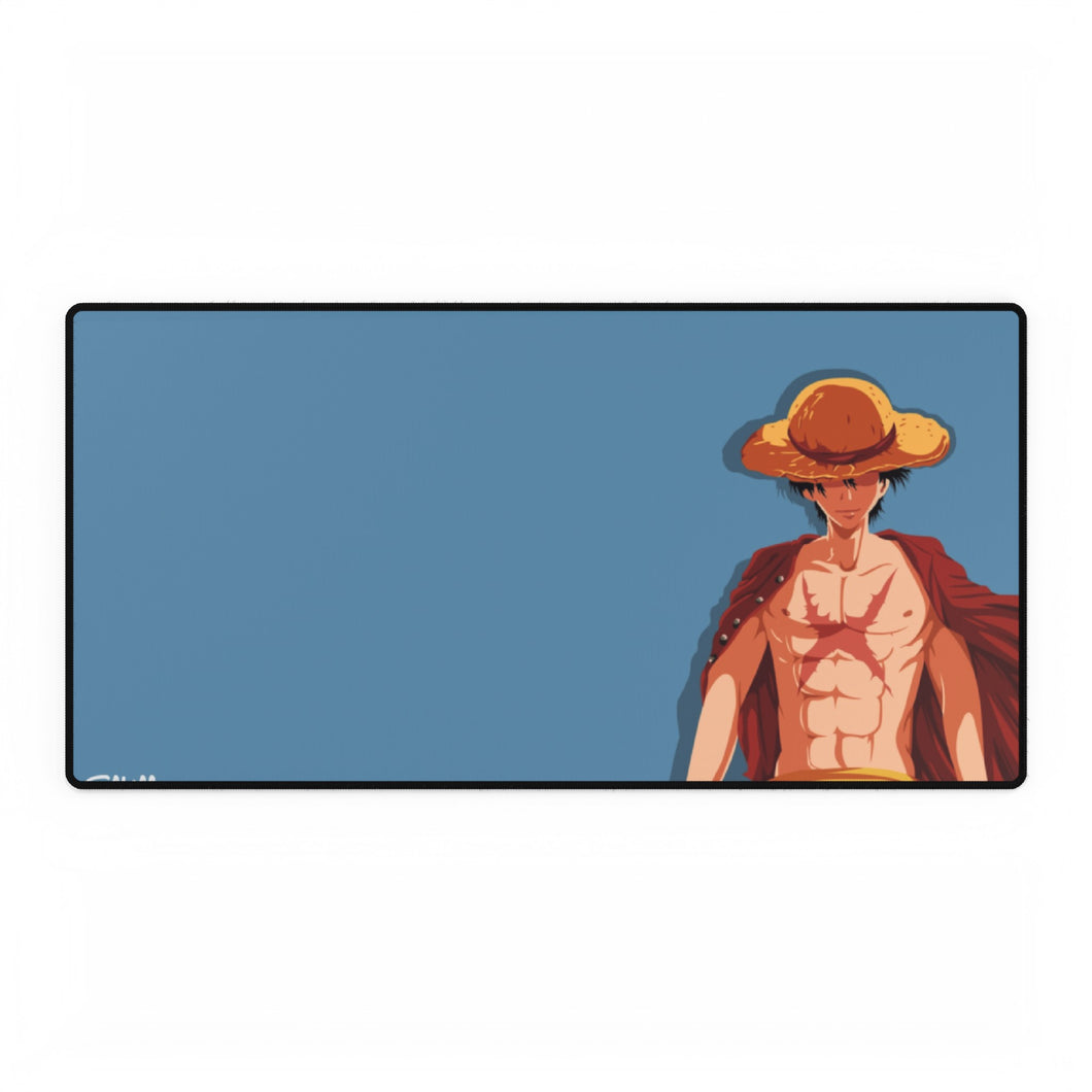 Monkey d luffy the straw hat captain Mouse Pad (Desk Mat)