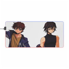 Load image into Gallery viewer, Code Geass Lelouch Lamperouge, Suzaku Kururugi RGB LED Mouse Pad (Desk Mat)
